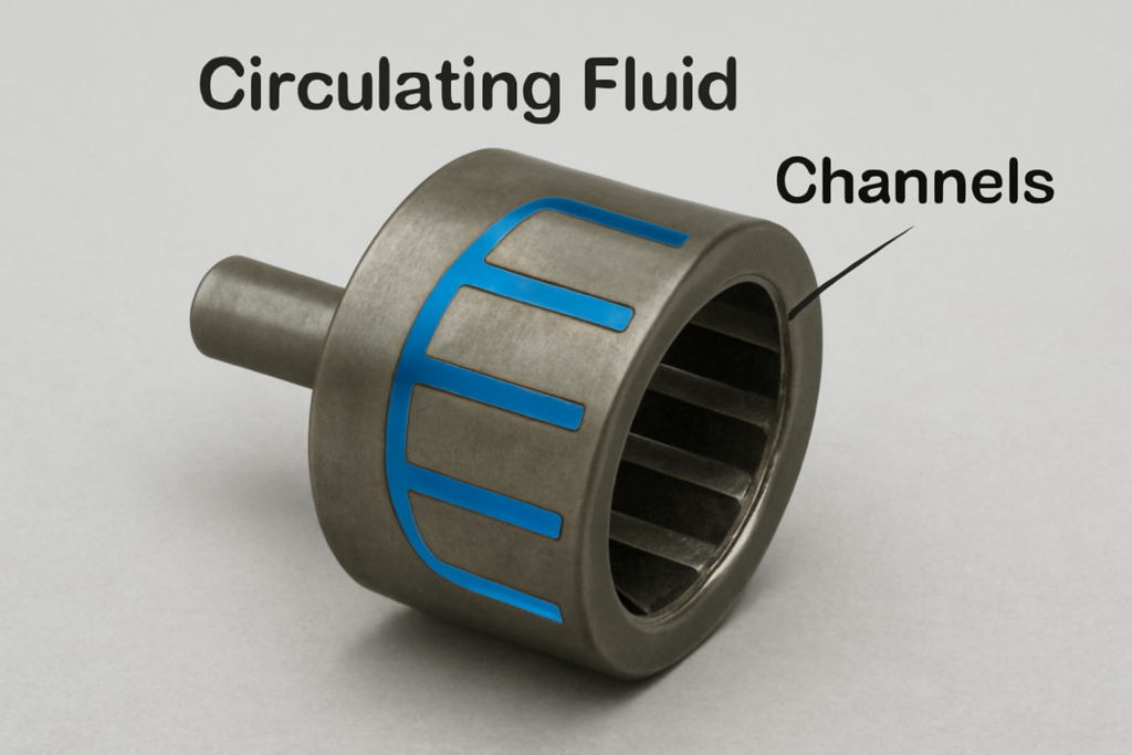 Circulating Fluid Cooling System In Sugar Mill Lotus Rollers