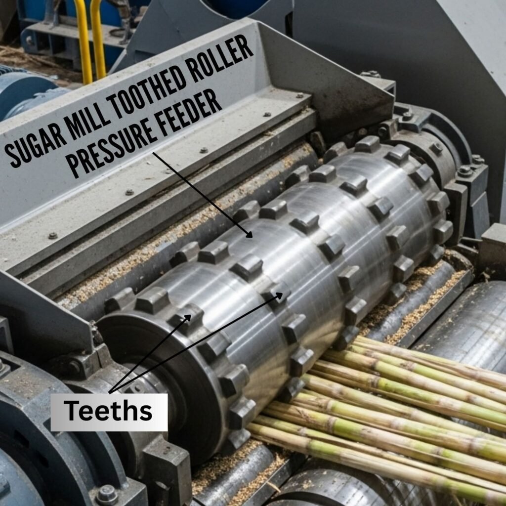 Toothed Roller Pressure Feeders 